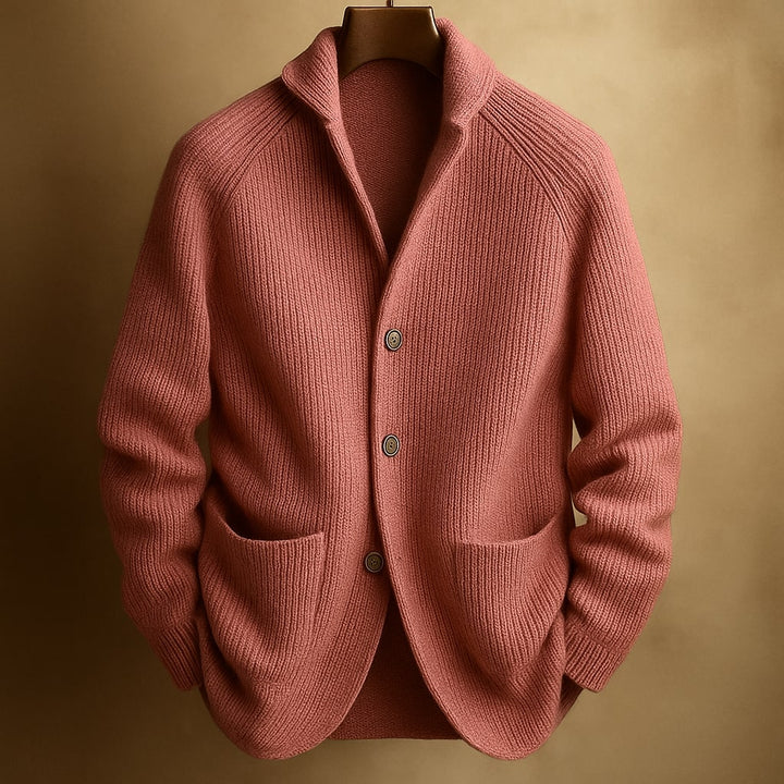 Silvoro - Cárdigan Canalé Para Hombre