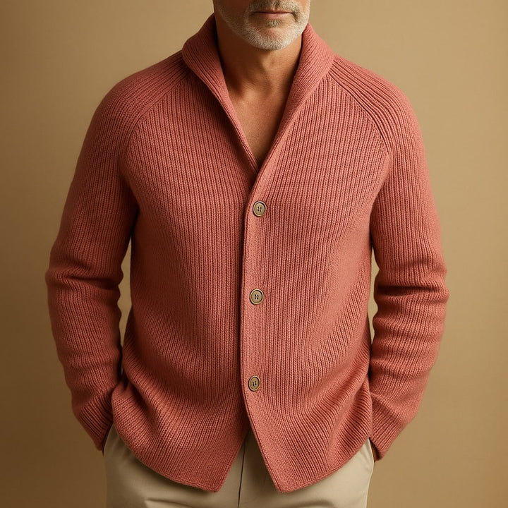 Silvoro - Cárdigan Canalé Para Hombre