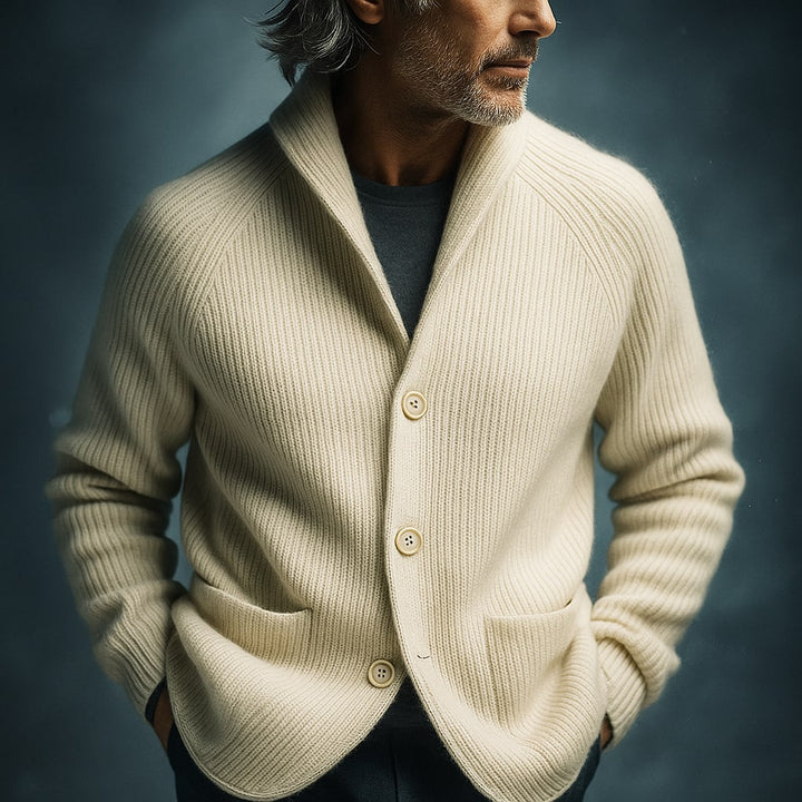 Silvoro - Cárdigan Canalé Para Hombre