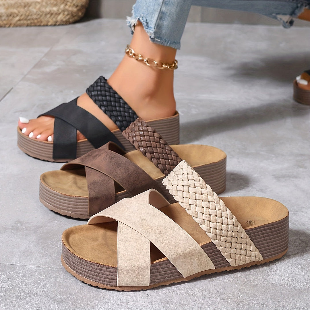 CRISTINA | Sandalias Elegancia Trenzada