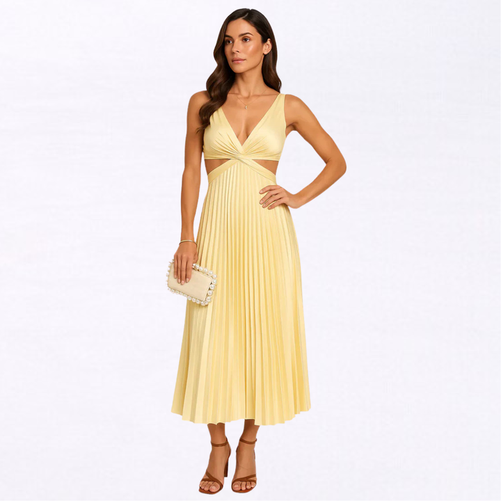 Vestido Belleza | Vestido Plisado de Ocasión