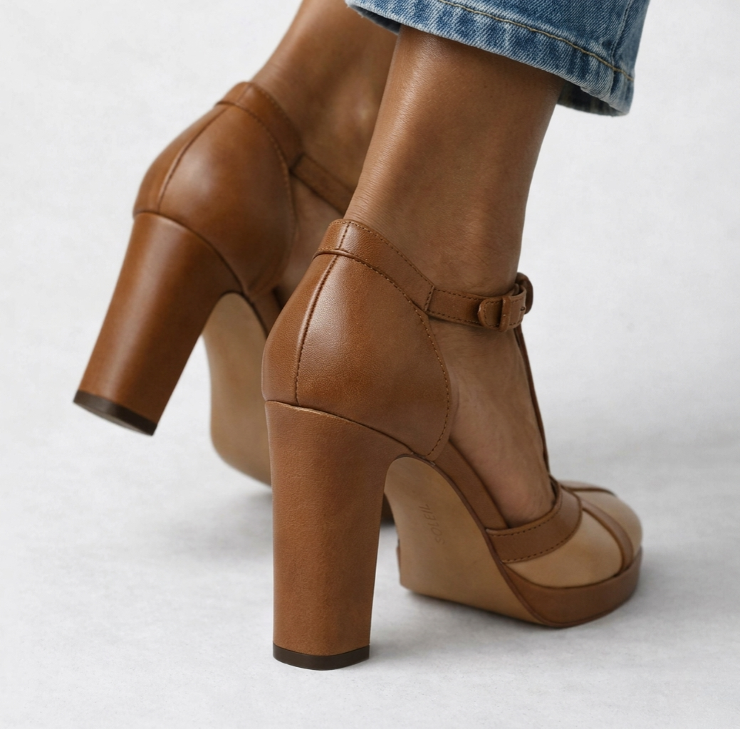 Maëlyna™ — Zapatos de tacón retro elegancia con soporte ergonómico
