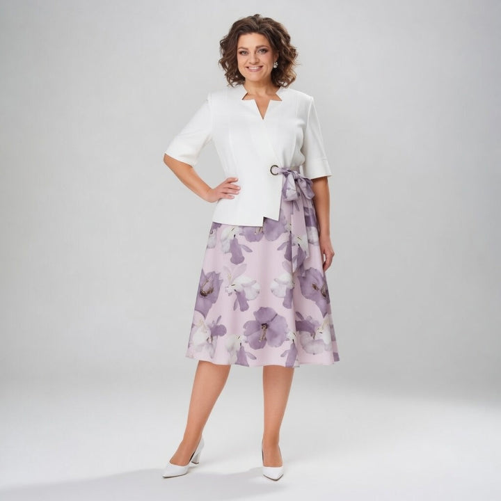 Mélusina™ — Conjunto de falda floral elegancia romántica