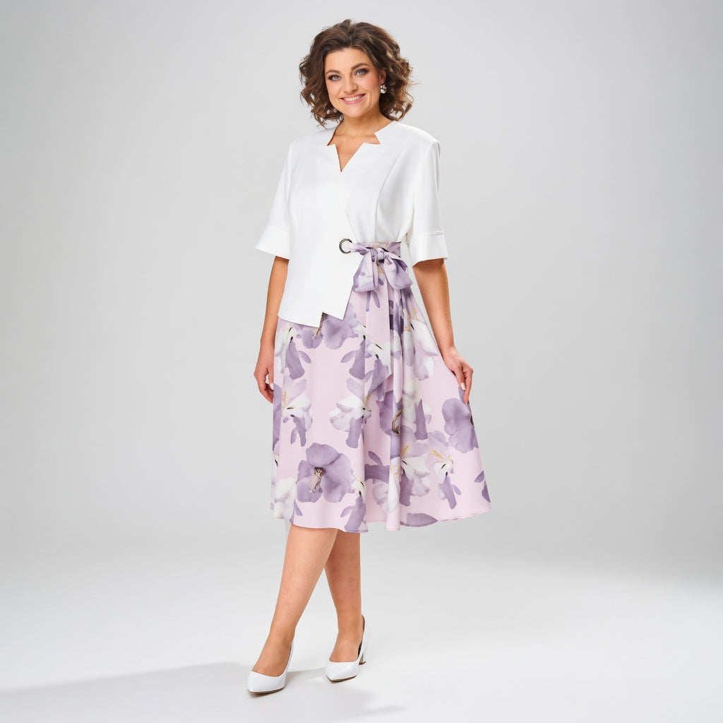 Mélusina™ — Conjunto de falda floral elegancia romántica