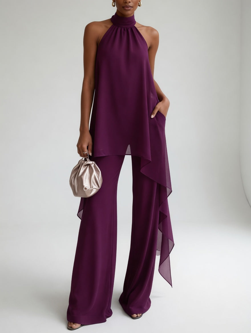 Thaïs™ — Conjunto halter fluido sofisticación atrevida