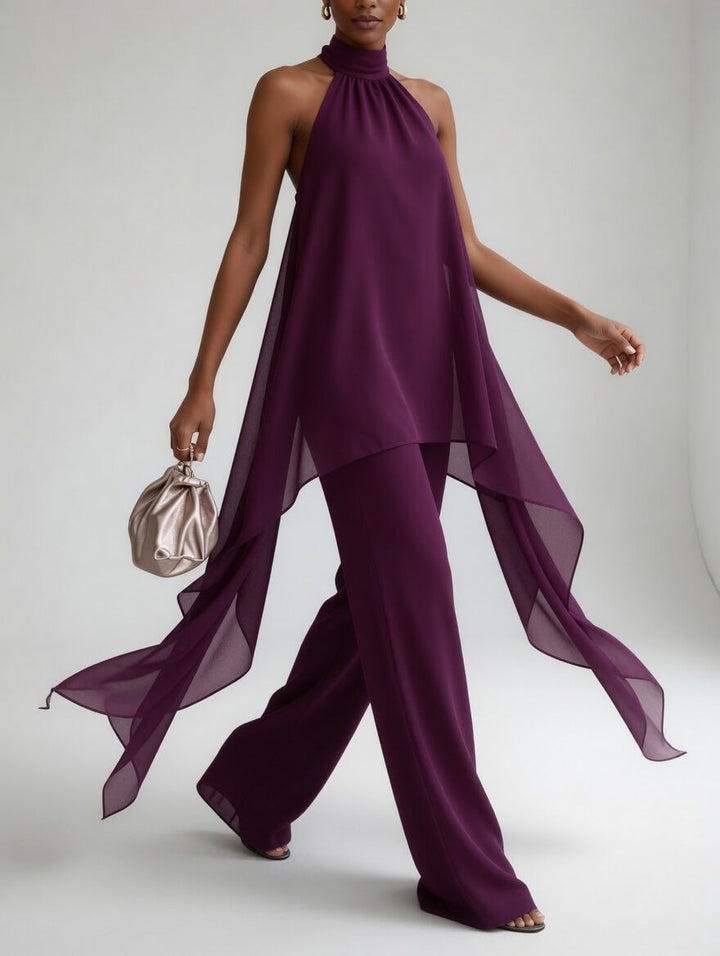 Thaïs™ — Conjunto halter fluido sofisticación atrevida