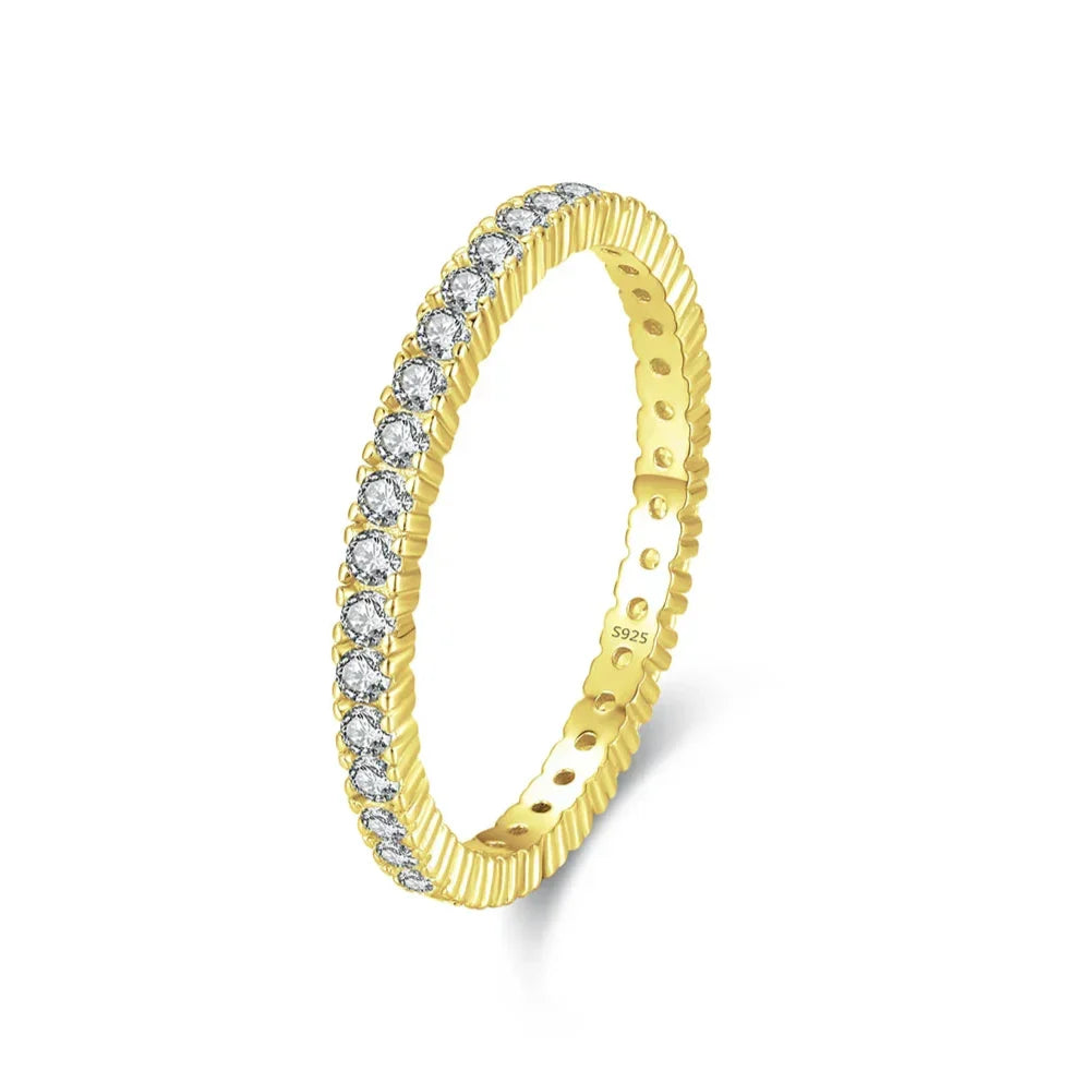 Anillo Eternidad Mínimo Luminoso