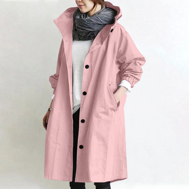 Theodora | Abrigo Trench Largo con Capucha