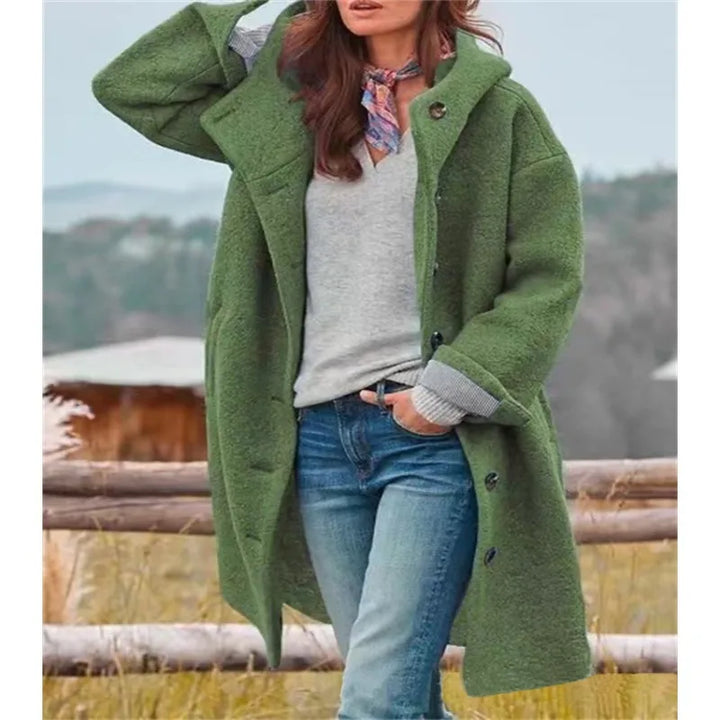Rosamund | Abrigo Largo con Capucha