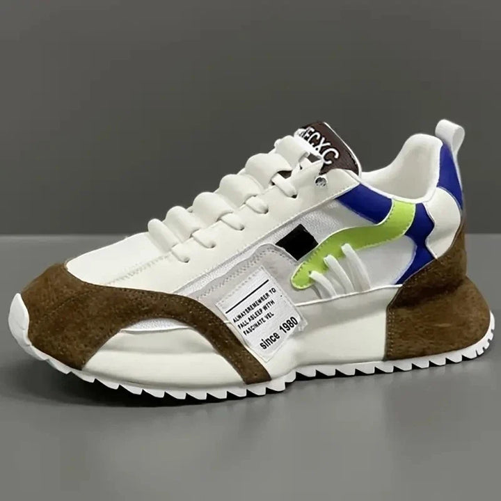 Zapatillas Giuliano | Patchwork Multicolor en Ante y Piel