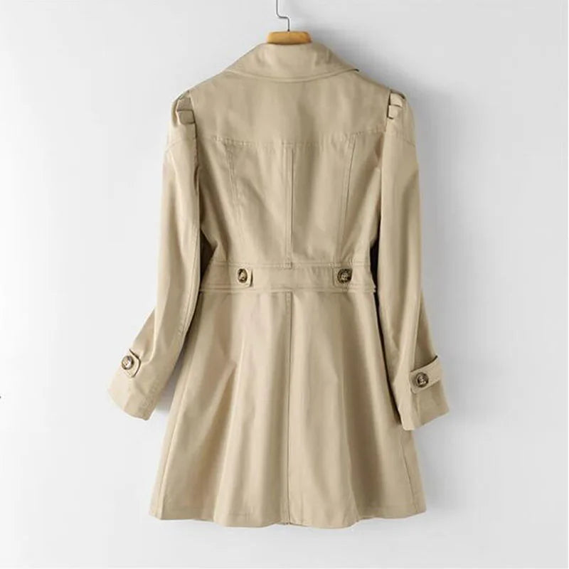 Constance | Trench Coat Ligero de Un Solo Botón