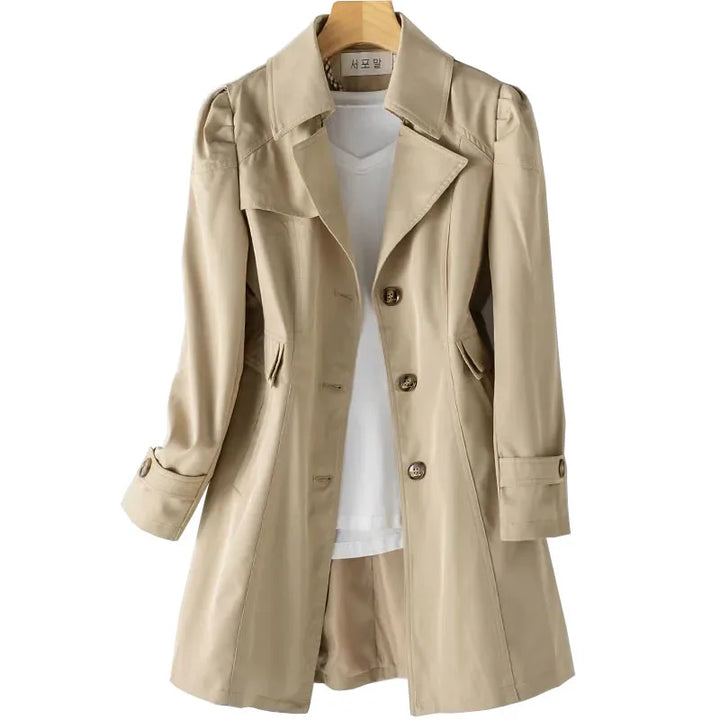 Constance | Trench Coat Ligero de Un Solo Botón