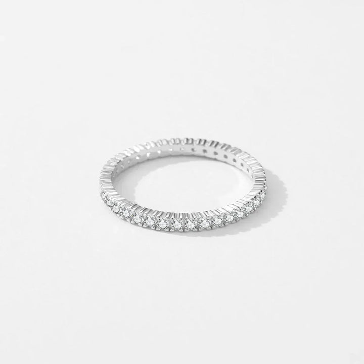 Anillo Eternidad Mínimo Luminoso