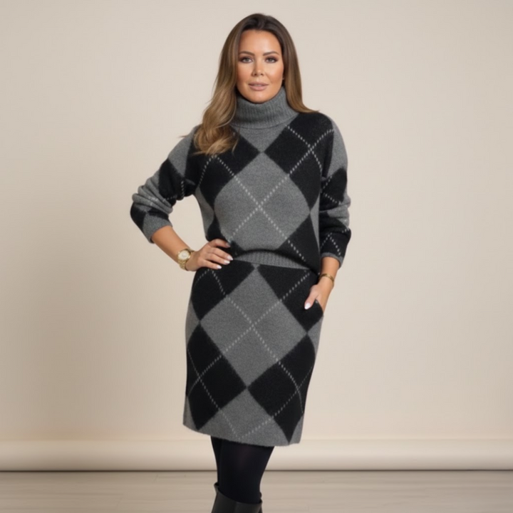 Hélène™ — Conjunto elegante de dos piezas cómodo