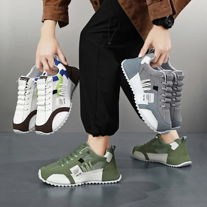 Zapatillas Giuliano | Patchwork Multicolor en Ante y Piel