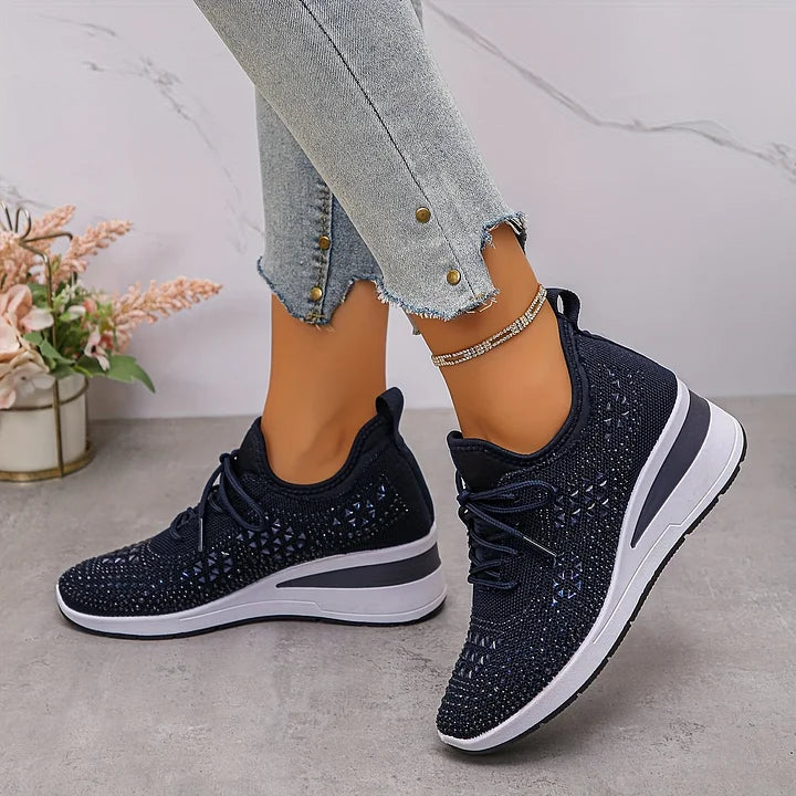 Giselle – Zapatos ortopédicos con strass brillantes