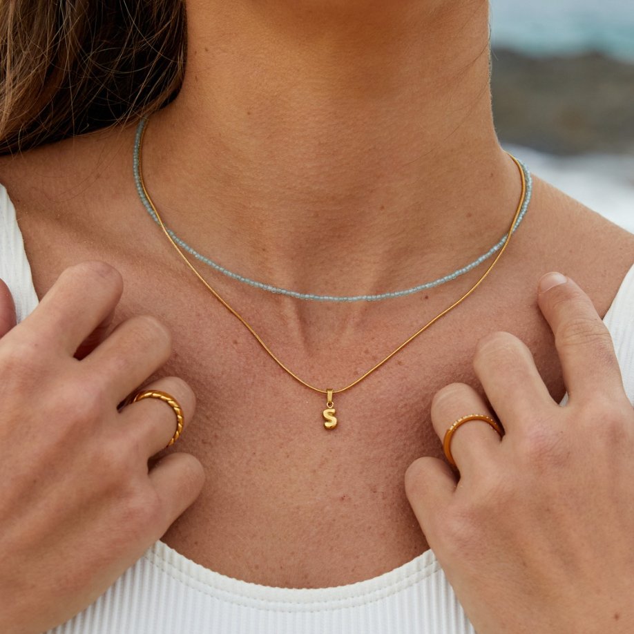 Collar Letra Bubble Chic