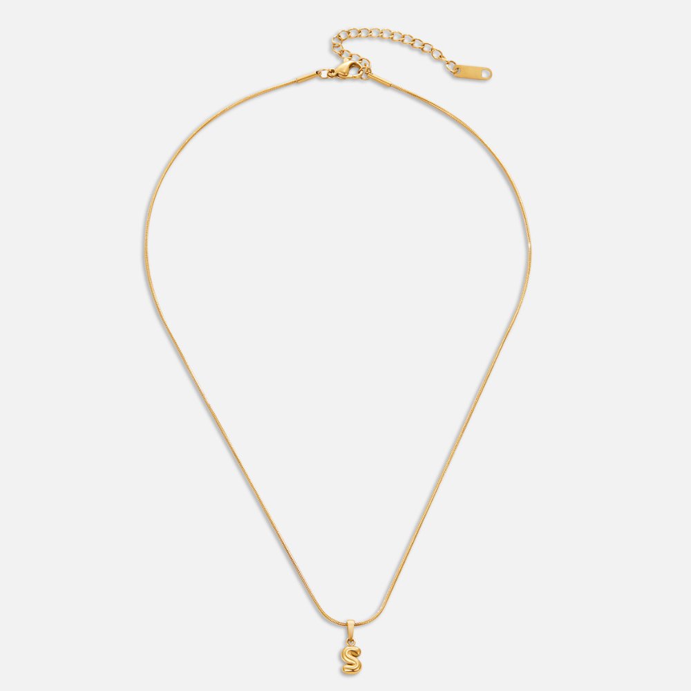 Collar Letra Bubble Chic