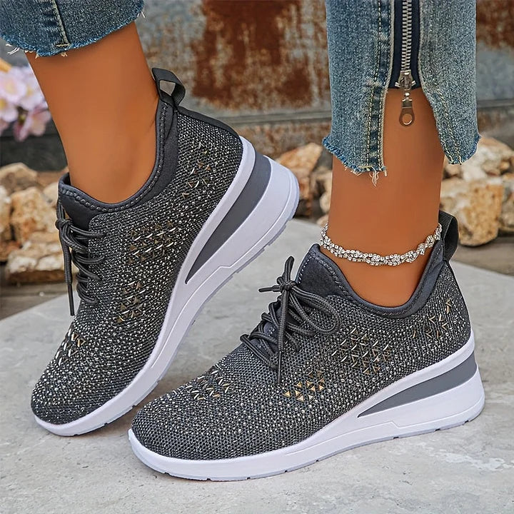 Giselle – Zapatos ortopédicos con strass brillantes
