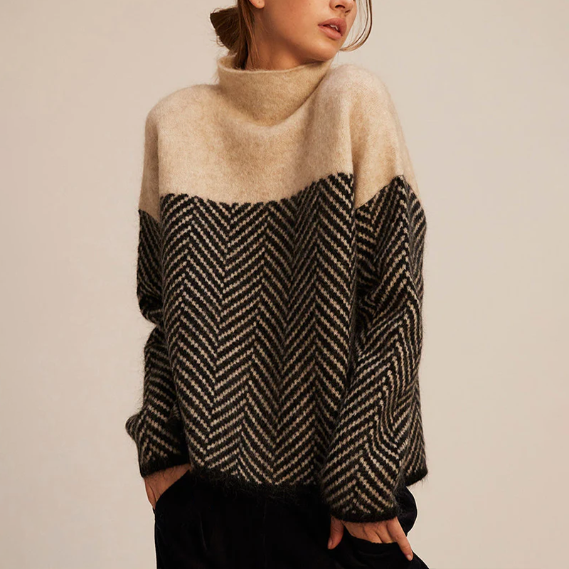 Isabelle | Suéter de Moda con Cuello Alto