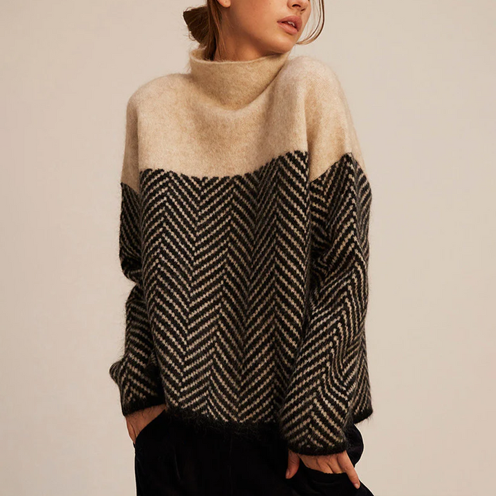 Isabelle | Suéter de Moda con Cuello Alto