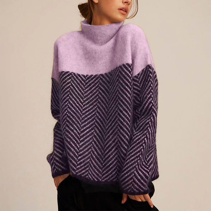 Isabelle | Suéter de Moda con Cuello Alto