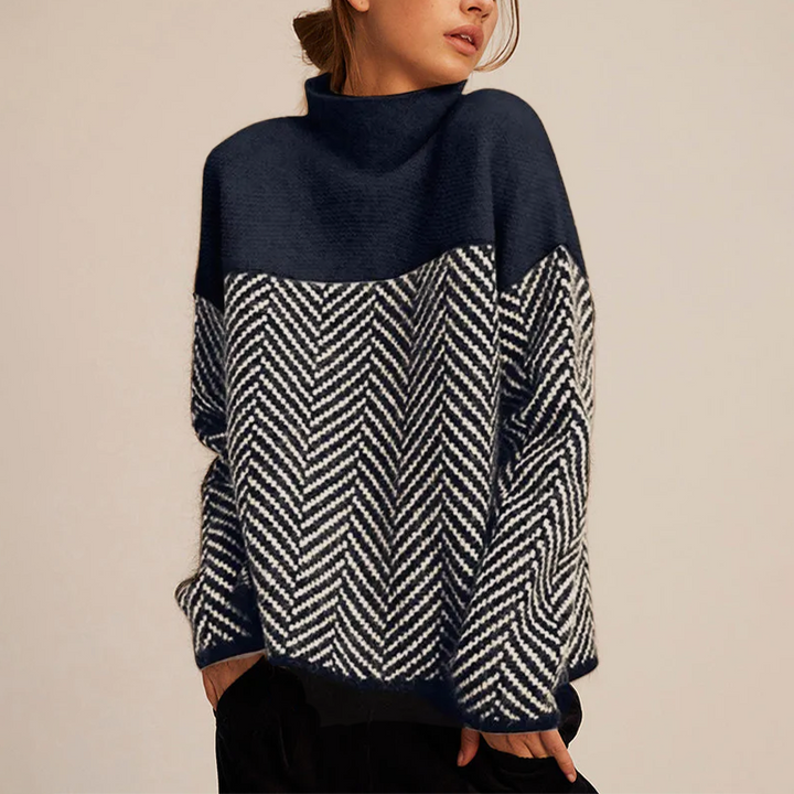 Isabelle | Suéter de Moda con Cuello Alto