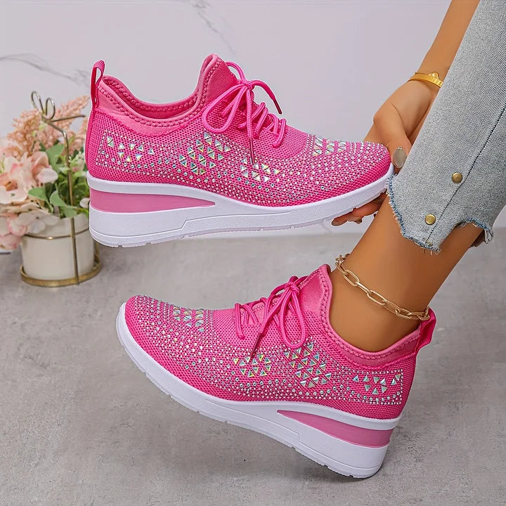 Giselle – Zapatos ortopédicos con strass brillantes