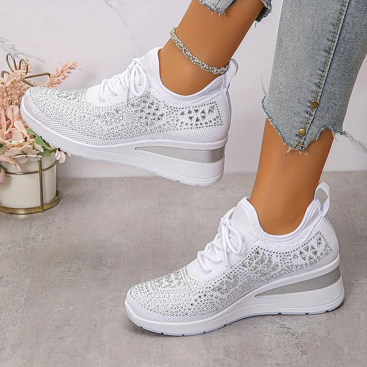 Giselle – Zapatos ortopédicos con strass brillantes