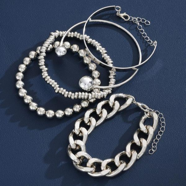 Conjunto de Pulseras Apilables de 5 Piezas