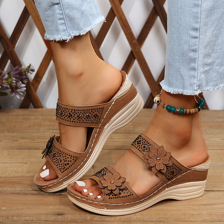 CRISTINA | Sandalias Confort Compensadas Rosalie