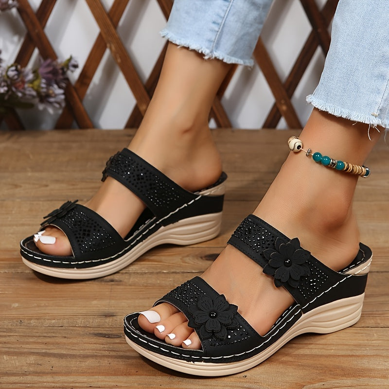CRISTINA | Sandalias Confort Compensadas Rosalie