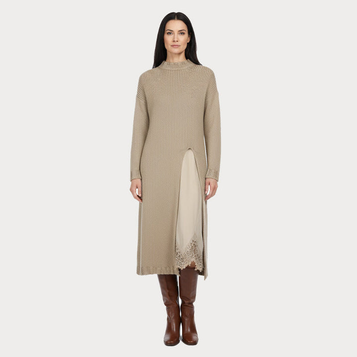Françoise™ | Conjunto vestido + suéter cálido y elegante