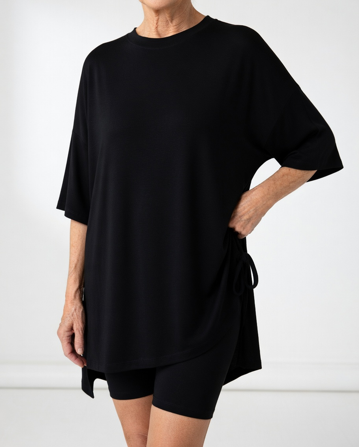 Louisette™ — Conjunto de camiseta oversize y short cómodo y casual