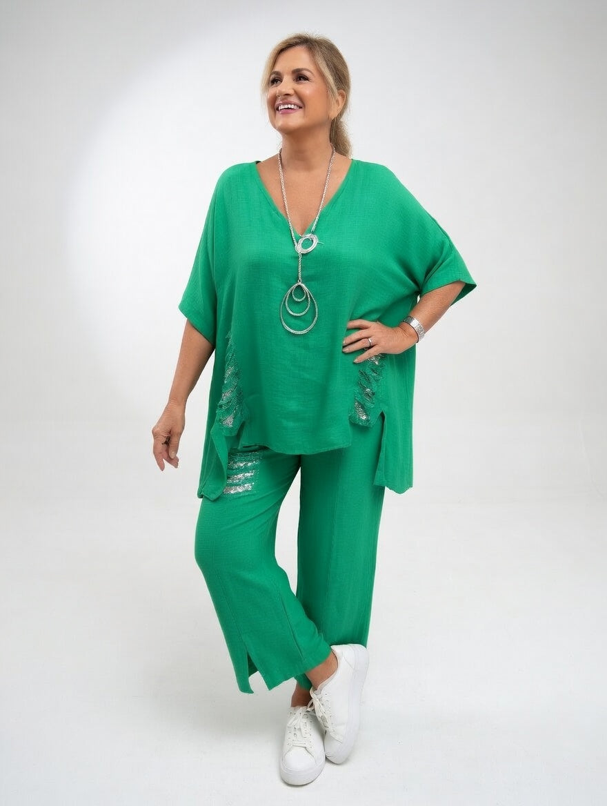 Lyséa™ — Conjunto de dos piezas fluido elegante para el día a día