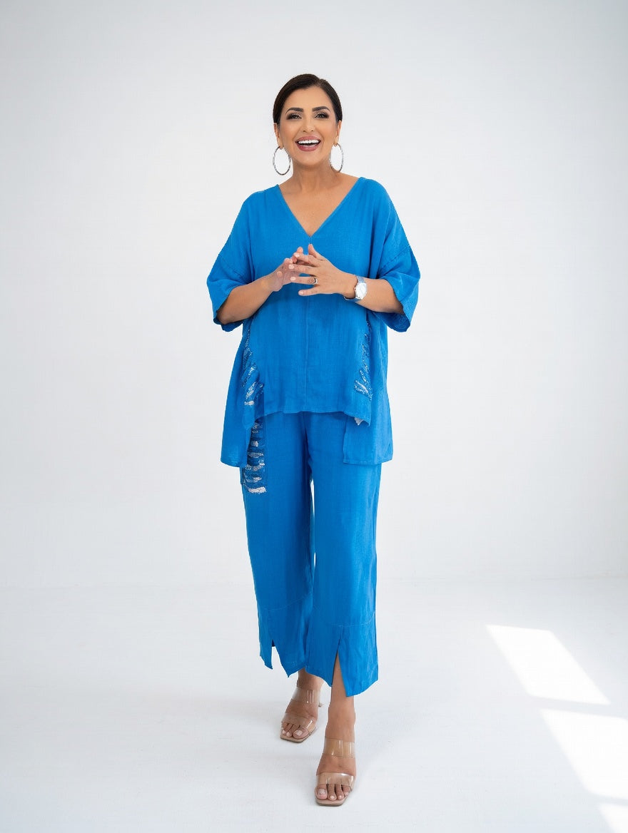 Lyséa™ — Conjunto de dos piezas fluido elegante para el día a día