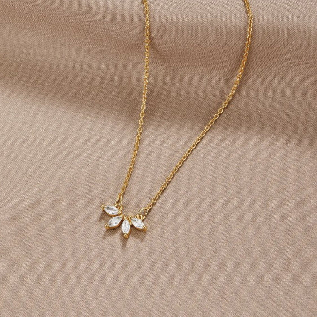 Collar Hoja de Cristal
